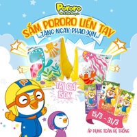 (Quà tặng Phao bơi) Nước ép trái cây cô đặc Pororo Hàn Quốc_190ml