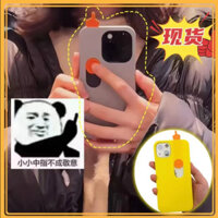 Quà Tặng Sáng Tạo Apple Ngộ nghĩnh Vỏ Điện Thoại Thân Thiện Cử Chỉ Giữa Ngón Tay Ốp Lưng Điện Thoại Trượt Ngón Tay Giữa Bảo Vệ Điện Thoại iphone Ốp Lưng Điện Thoại Cặp Đôi Khắc Cát