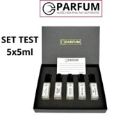 Quà tặng Set 5 chai nước hoa C-Parfum 5x5ml tùy chọn mẫu