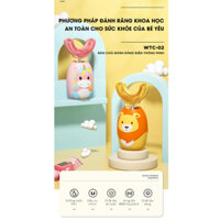 [QUÀ TẶNG SINH NHẬT] Bàn Chải Đánh Răng Điện Cho Trẻ Em WeKome WTC02 - Máy Tự Động Chữ U Cho Bé, An Toàn, BH 6 tháng