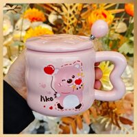 quà tặng sinh nhật cốc sứ hình Loopy dễ thương 400ml Hộp quà kèm túi đựng HLB 02