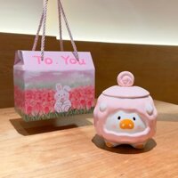 Quà Tặng Sinh Nhật Cốc uống nước 450ml bằng sứ hình heo dễ thương Món quà rất ý nghĩa ZZB02