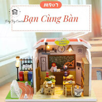 Quà tặng sinh nhật, đồ trang trí, đồ chơi mô hình DIY sáng tạo, nhà búp bê lắp ghép thủ công kiểu lớp học Bạn Cùng Bàn
