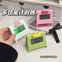 Quà tặng sinh nhật - Đồng hồ điện tử vui nhộn hình miệng xúc xích dễ thương cho việc học tập và thi cử, đồng hồ điện tử mini đơn giản cho sinh viên