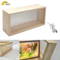 Quà tặng sinh nhật sáng tạo phát sáng Khung ảnh bằng gỗ cho phòng trà lễ hội Cafe