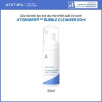 [QUÀ TẶNG] Sữa rửa mặt tạo bọt dịu nhẹ chiết xuất trà xanh AESTURA ATOBARRIER365 Bubble Cleanser 50ml