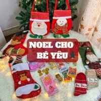 Quà tặng - Tất Noel khổng lồ đựng đồ ăn vặt siêu nhiều món, các bé thích mê <3