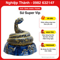 Quà Tặng Tết Sang Trọng, Độc Đáo, Ý Nghĩa  Bình Rượu Rắn Sứ Super Vip