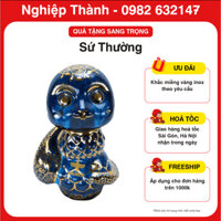 Quà Tặng Tết Sang Trọng, Độc Đáo, Ý Nghĩa  Bình Rượu Rắn Sứ Thường Ngọc Tỵ DOHA