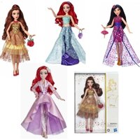 Quà Tặng Tốt Nhất Loạt Búp Bê Công Chúa Disney Ariel, Belle, Mulan Với Ví Và Giày