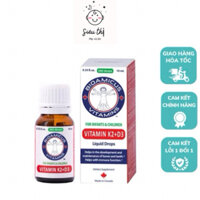 [Quà tặng trị giá 30k] Bioamicus Vitamin D3K2 MK7 giúp bé tăng chiều cao tối đa 10ml - Nhập khẩu chính hãng