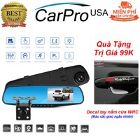 Quà Tặng Trị Giá 99K - Gương chiếu hậu tích hợp camera hành trình HD kèm camera lùi Hp-auto - Camera hành trình gương chiếu hậu (4.3inch) Kèm camera lùi Vehicle BlackBox fullHD 1080