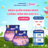 [QUÀ TẶNG TRONG LIVE] Băng vệ sinh dạng quần ban đêm Diana size M-L (2 chiếc/ gói) chống tràn, êm ái mềm mại