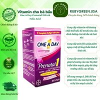 [QUÀ TẶNG TRONG PHÂN LOẠI BẠN NHÉ] Vitamin tổng hợp dành cho bà bầu 30 viên - One a day Women’s Prenatal Muiltivitamin