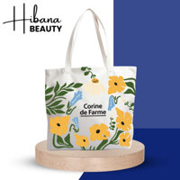 [Quà tặng] Túi Tote vải Canvas cao cấp Corine de Farme