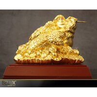 Quà tặng tượng Cụ Cóc thiềm thừ bằng đồng dát vàng 9999
