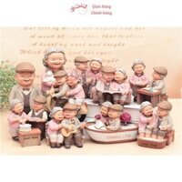 Quà tặng Tượng Trang Trí Ông Bà hạnh phúc Dễ Thương ý nghĩa decor xinh xắn quà kỉ niệm quà cưới C&M BABY