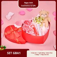 Quà tặng VALENTINE 14/2 cho người yêu, vợ, bạn gái xinh xắn có s0n, móc khóa gấu, hoa tràg trí, hộp trái tim, thiệp.