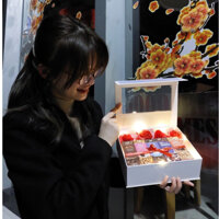 Quà tặng Valentine cửa sổ MIx đủ vị socola 20gr đen và socola sữa FIGO, ngọt ngào dành cho người thân yêu, bạn gái