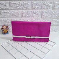 Quà tặng VIP Gói thư nơ bạc màu hồng Túi đựng đồ trang điểm x