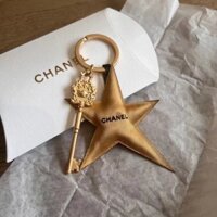 Quà tặng Vip Ngôi sao vàng Móc khóa Mặt dây chuyền Retro