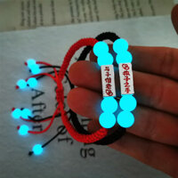 Quà tặng Vòng tay cặp đôi bằng đá phát sáng cho cặp đôi Ngày lễ tình nhân Vòng tay bện 520 cho dây đỏ cho học sinh