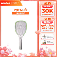 [QUÀ TẶNG] Vợt muỗi Nanoco model NMR101G màu xanh lá (pin lithium 14500h - 220V, có đèn LED chiếu sáng)