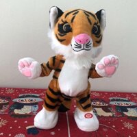 Quà tặng,sinh nhật,bạn trai,bạn gái,trẻ em,thông minh,sáng tạo,thú bông cử động,con hổ quay đầu,nhẩy và hát