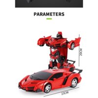 [QUÀ TẶNG]Xe oto điều khiển từ xa biến hình thành robot