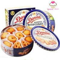 [QUÀ TẾT] Bánh Quy Danisa Butter Cookies  Hộp Thiếc 454G + Túi / 200G - Indonesia