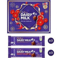 [Quà Tết] Hộp Kẹo Socola Cadbury Dairy Milk 296g (8 thanh 37g)