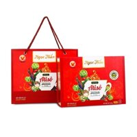 [QUÀ TẾT] Hộp trà Atiso cao cấp Ngọc Thảo Đà Lạt 100 túi lọc hộp quà tết ngăn ngừa mụn đẹp da mặt giải độc gan