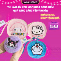 [QUÀ] Túi nóng làm ấm tay, móc khóa tỏa nhiệt giữ ấm tay, phụ kiện quà tặng melody, kuromi, doremon đáng yêu