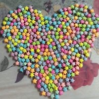 Quà Valentine 500 Ngôi Sao Giấy gấp sẵn (loại giấy KOREA S chống ẩm cao cấp có hương thơm   )