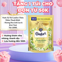 [QUÀ XINH] Tặng 1 Túi Nước Xả Vải Comfort Thiên Nhiên Thanh Khiết - Hương Hoa Linh Lan & Kiwi Tươi 120ML Cho Đơn Từ 50K