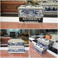 Quách tiểu sứ vẽ rồng nổi hàng kỹ Bát Tràng