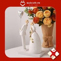 [QUÀCƯỚIVN] Tượng cô dâu chú rể trang trí tiệc cưới, phòng ngủ lãng mạn - Quà tặng cưới bạn thân
