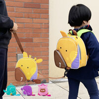 Quai đeo túi đi học mầm non túi chống thất lạc túi mẫu giáo trẻ em ba lô trẻ em phim hoạt hình dễ thương động vật cô gái bé trai quà tặng thời trang