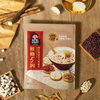 Quaker 5 Moisture 5 ngũ cốc prebiotic nuôi dưỡng, ngũ cốc ăn liền cao chất xơ với nhân Hericium Erinaceus, ăn liền, dinh dưỡng lười biếng cho bữa sáng