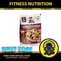 Quaker Simply Granola Raisins Almonds 2lbs - Ngũ Cốc Granola Khô Ăn Liền Yến Mạch Tiện Lợi
