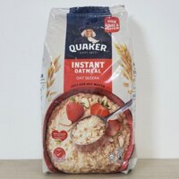 QUAKER (TÚI LỚN 1 Kg) YẾN MẠCH NGUYÊN CHẤT ĂN LIỀN Instant Oatmeal (HALAL)