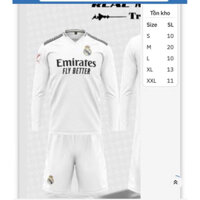 Quần     áo     Real    Madrid     tay     dài                .