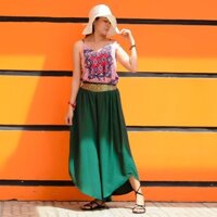 Quần Alibaba Kiểu Thái (Xanh Ve)