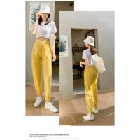 Quần alibaba nữ đũi siêu mát , nhẹ nhàng, thấm hút mồ hôi cực