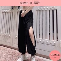 Quần Alibaba XẺ ỐNG GUME Tập Yoga Zumba Nhảy Múa Chất Cotton Lạnh
