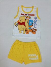 Quần áo ba lỗ bé trai Disney in gấu Pooh & cọp Tigger