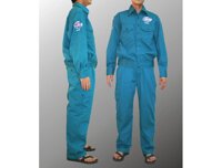 Quần áo bảo hộ kaki màu xanh két Lilama
