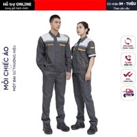 Quần Áo Bảo Hộ Lao Động, Đồng Phục Lao Động Kỹ Sư, Công Nhân PR04 - Vải Pangrim Cao Cấp