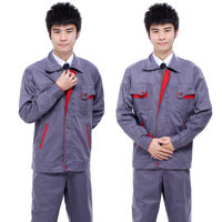 Quần áo bảo hộ lao động phối màu nắp túi nẹp vải kaki Pangrim 1609 Hàn Quốc