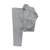 Quần áo bảo hộ lao động vải kaki màu xám ghi